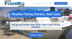 Desktop Screenshot of paradisefishingcharters.com.au